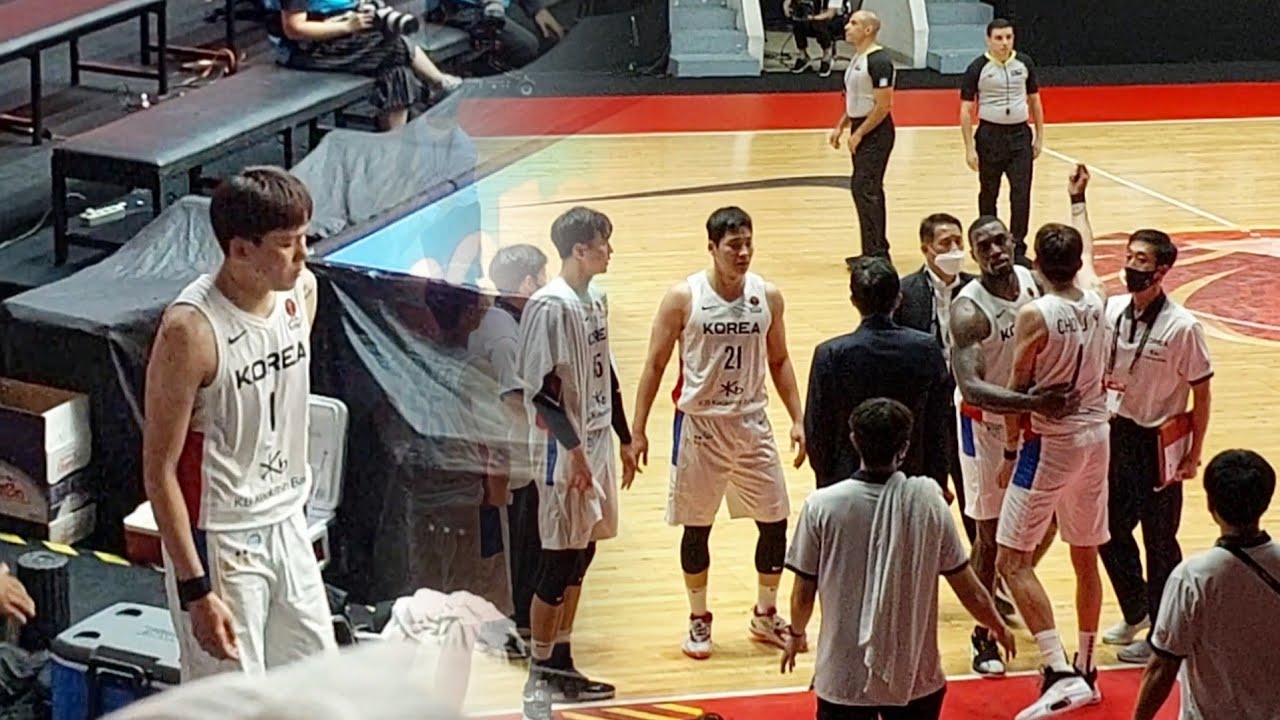 [직캠] 220721 최준용 퇴장 상황 ㅠㅠㅠㅠㅠㅠ | KOR vs NZL | Choi Junyong Gets Ejected | FIBA 아시아컵 2022 8강전
