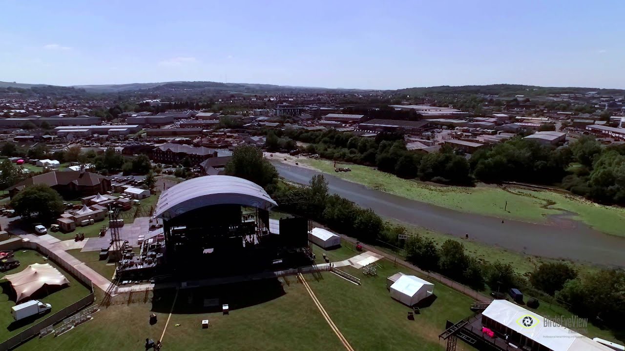 Isle of Wight Festival - Aerial Video