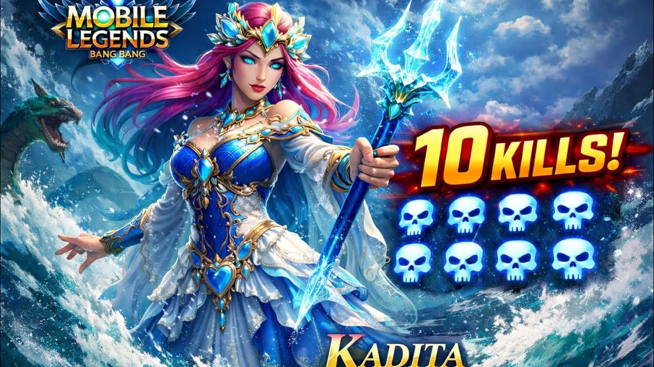تحدي 10 Kills مع البطل Kadita في لعبة Mobile Legends