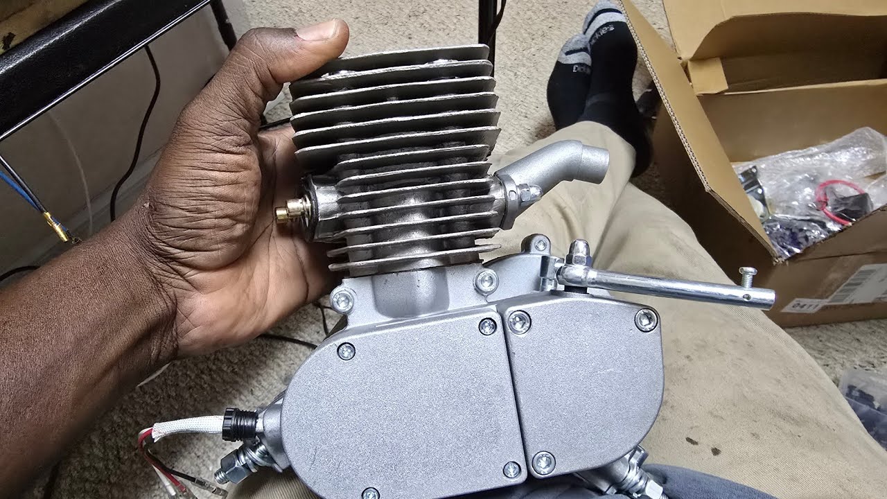 100cc motorized bike kit i got form Amazon