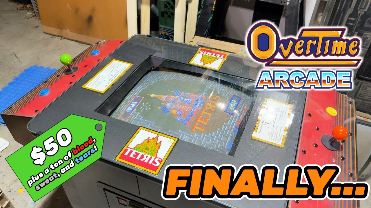 I completely UNDERESTIMATED this project! 😬 Atari Tetris cocktail arcade game restoration finale 🧩