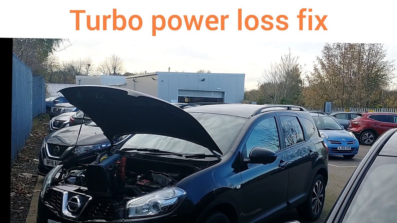 Nissan Qashqai 1.5dci Boost Leak Power Loss Turbo intercooler Pipe Fix Limp Mode