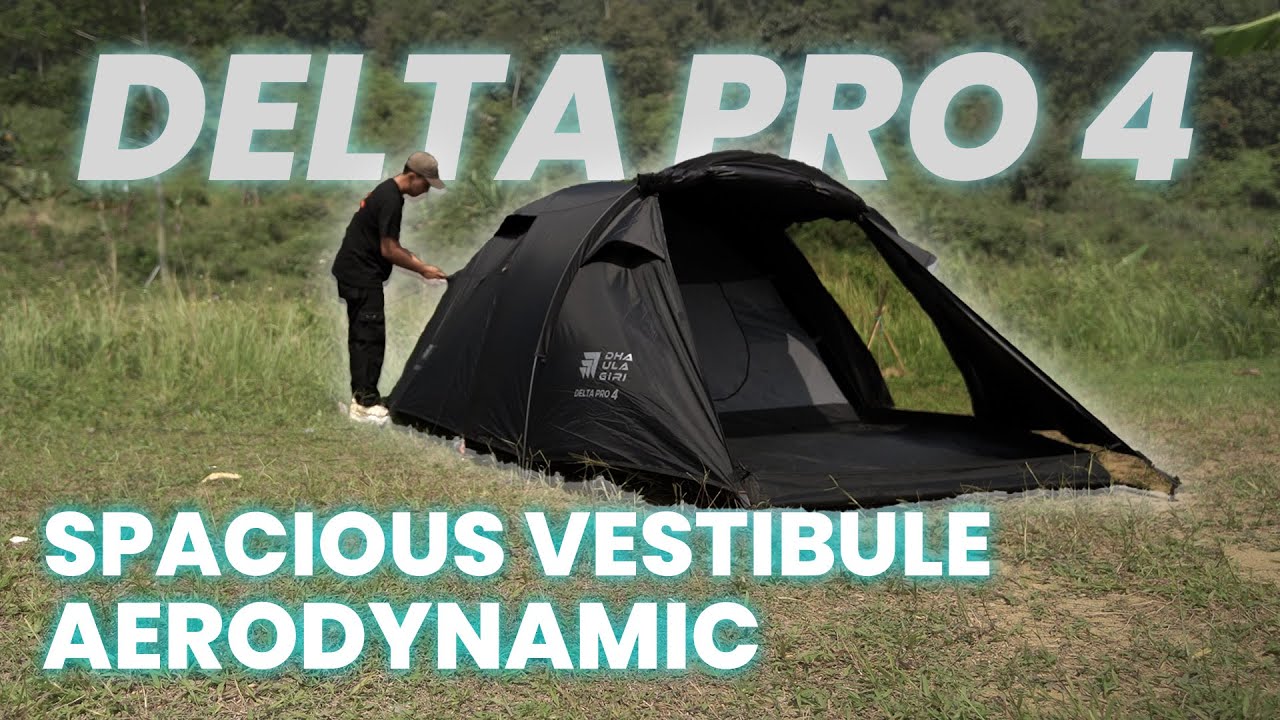 Delta Pro 4 cocok buat yg hobi camping, hiking, atau sekadar ingin menikmati udara segar di alam