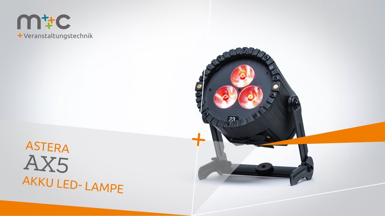 m&c VT | Astera AX5 - Akku LED Lampe