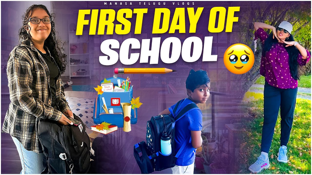 First day of school❤️🏫| Pandu is 10th grade🥹| Mahila package vachindi 😍