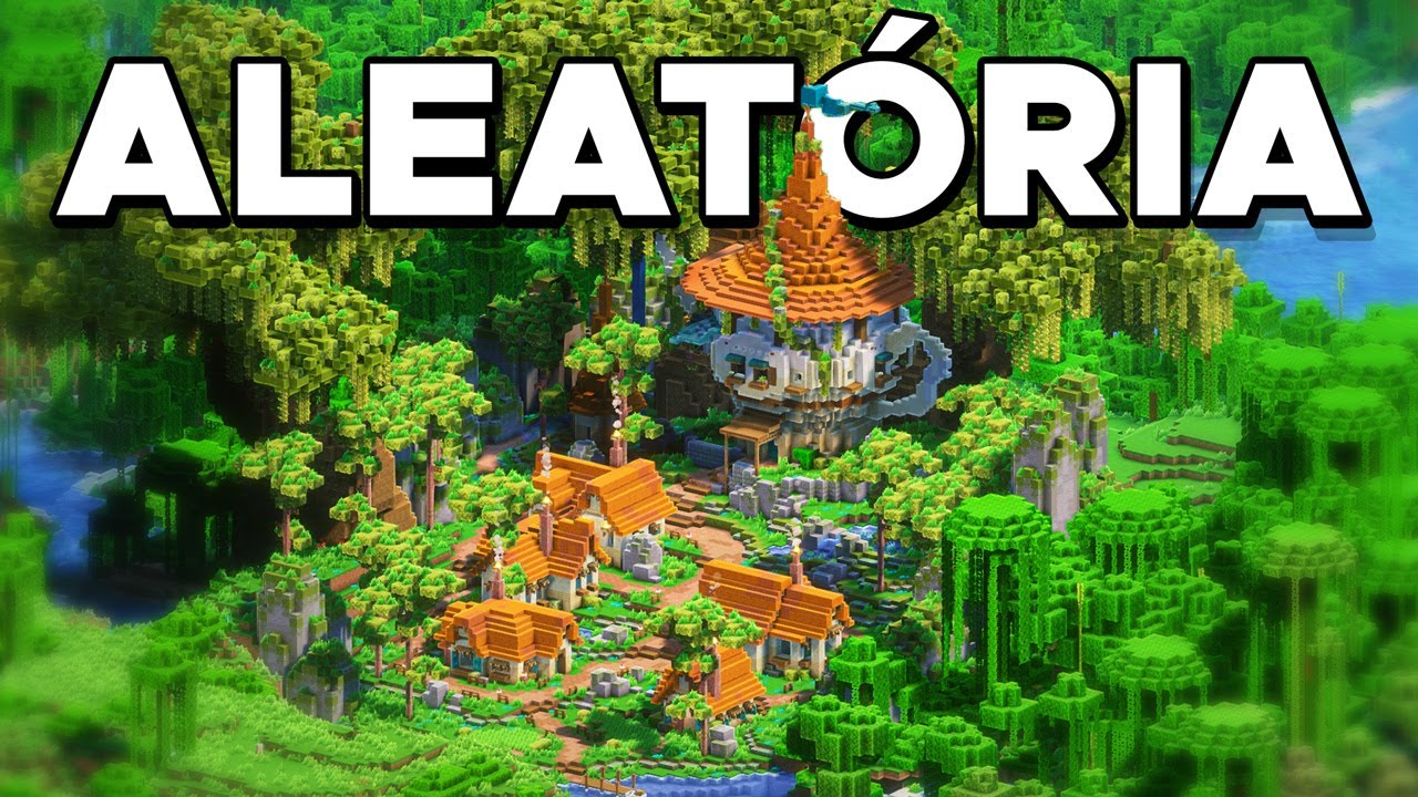 fiz a construção MAIS ALEATÓRIA do Minecraft (e ficou incrível)