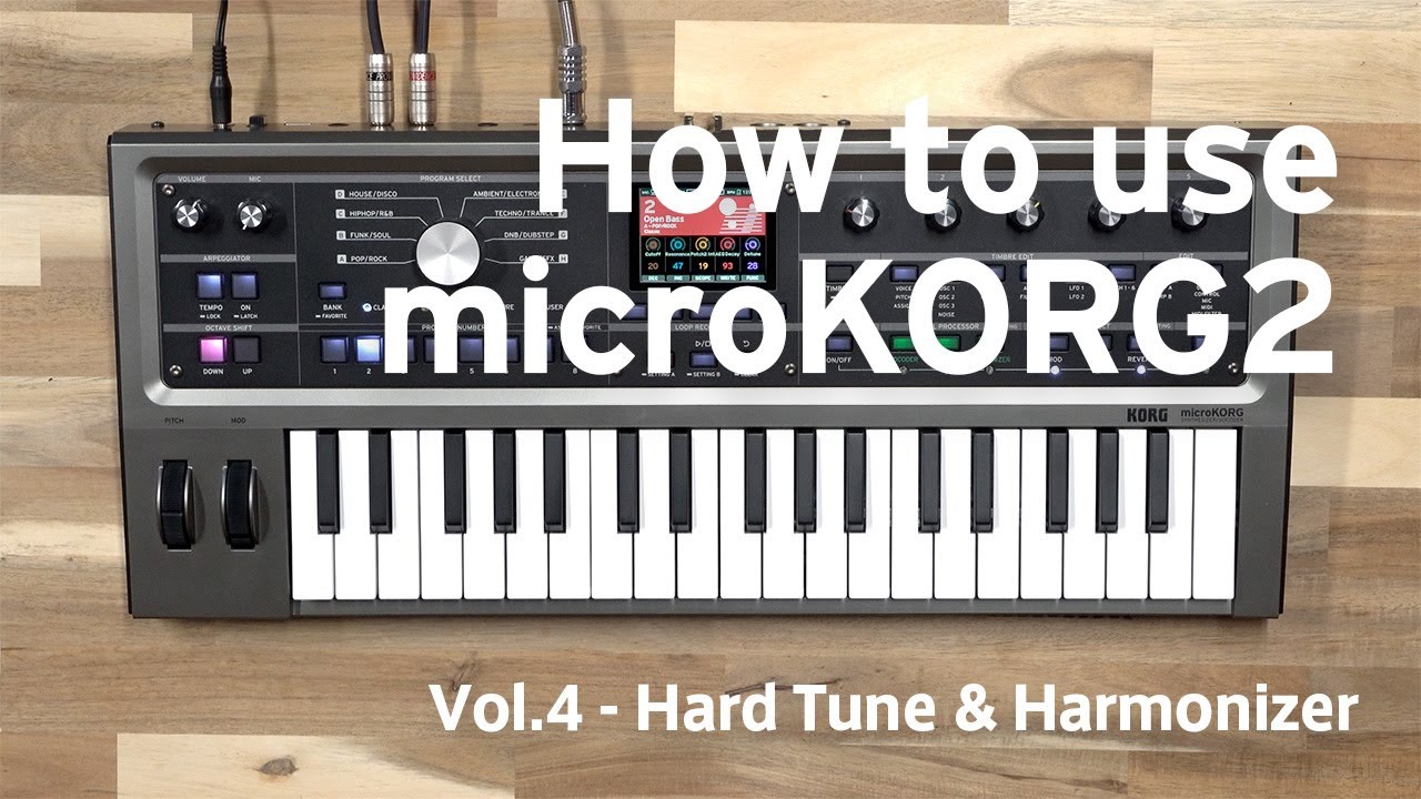 How to use microKORG2 Vol.4 - Hard Tune & Harmonizer