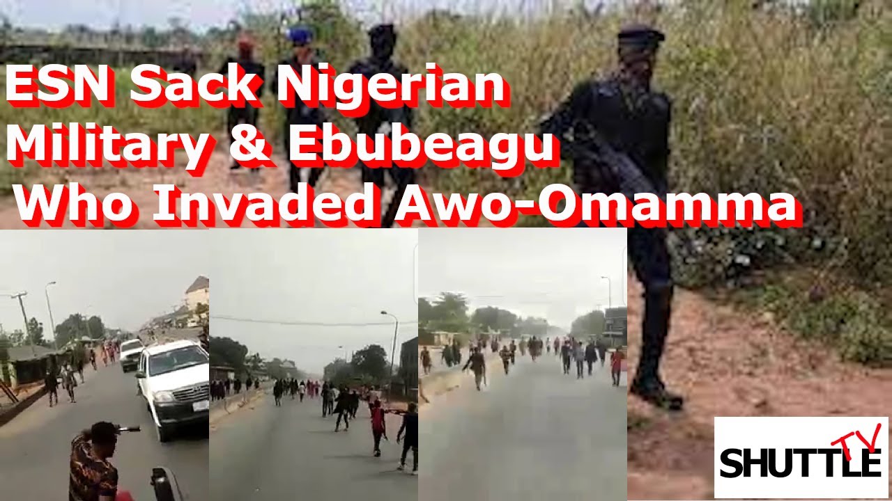 ESN Sack Nigerian Military and Ebubeagu in Awo Omamma in Imo State | Eastern Security Network | IPOB