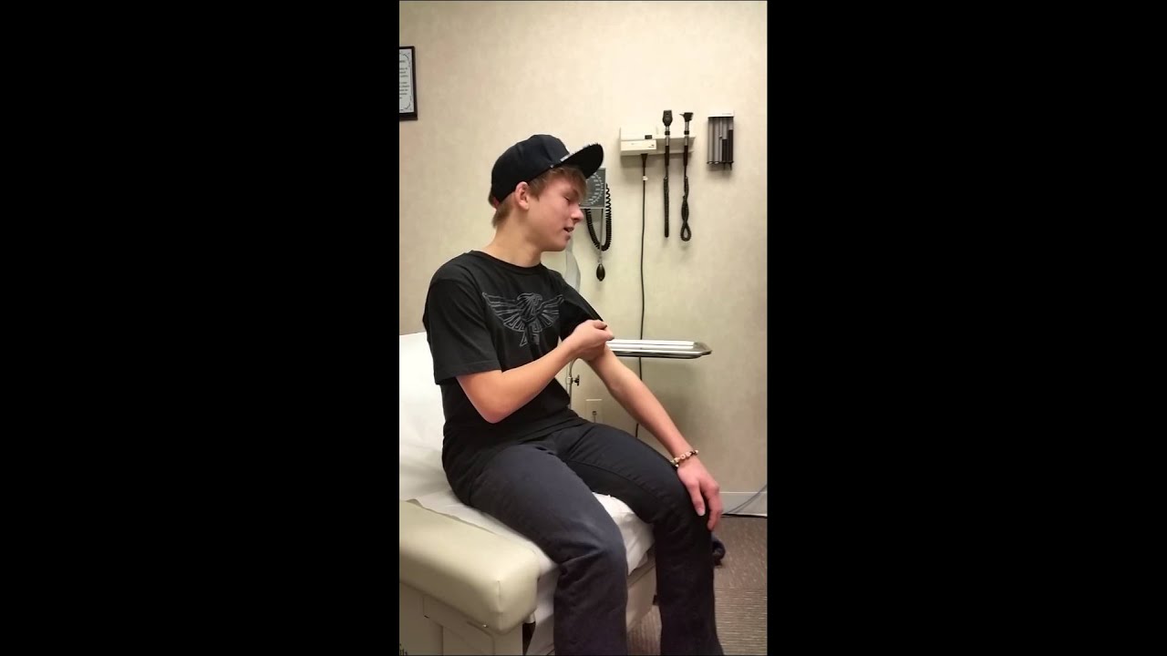 Austin Hall getting vaccines!!