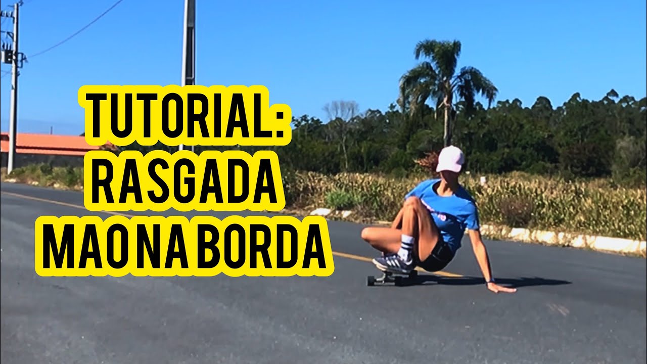 Como fazer manobras no #surfskate  ? Rasgada mão na borda Tutorial