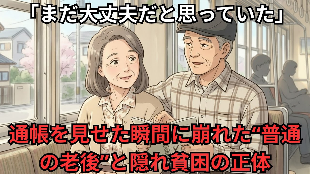 「まだ大丈夫だと思っていた」通帳を見せた瞬間に崩れた“普通の老後”と隠れ貧困の正体 ｜60代 ｜節約｜老後不安｜年金｜スカッと