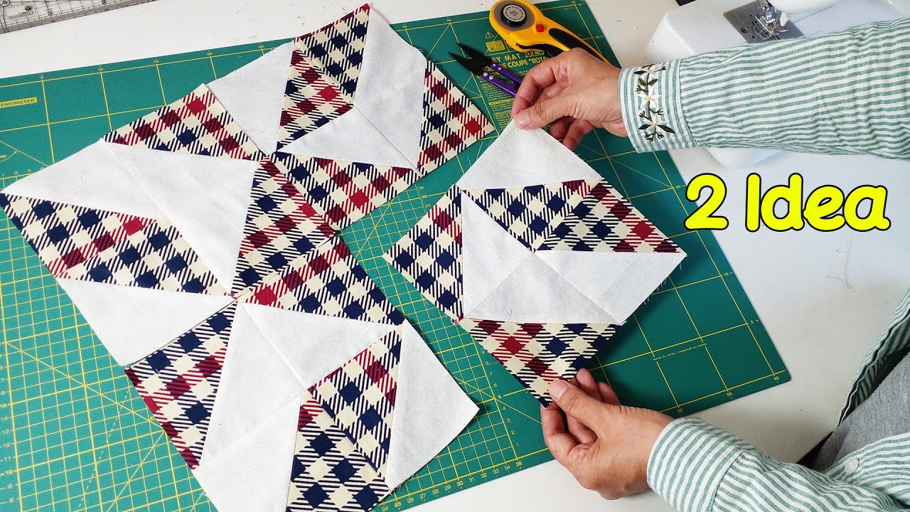 🌺2 Stunning Patchwork Ideas | Quick & Beautiful Quilt Block Sewing Tutorial