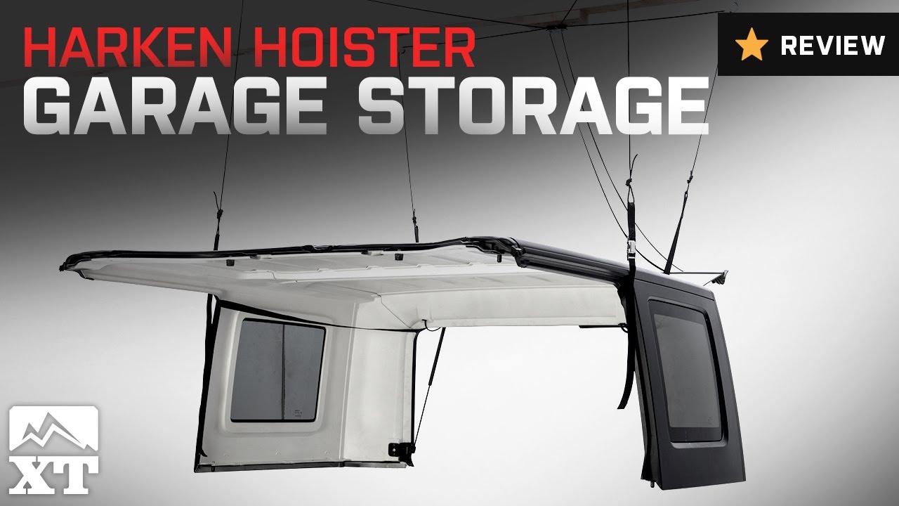 Jeep Wrangler Harken Hoister Garage Storage 4-Point Lift System (1987-2016 YJ, TJ & JK) Review