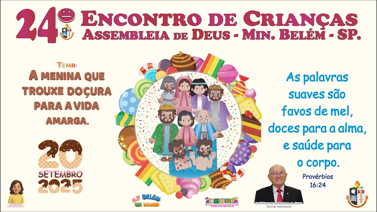 24&ordm; ENCONTRO DE CRIAN&Ccedil;AS| CEAMI |TARDE | 20/09/2025 | TV AD BEL&Eacute;M