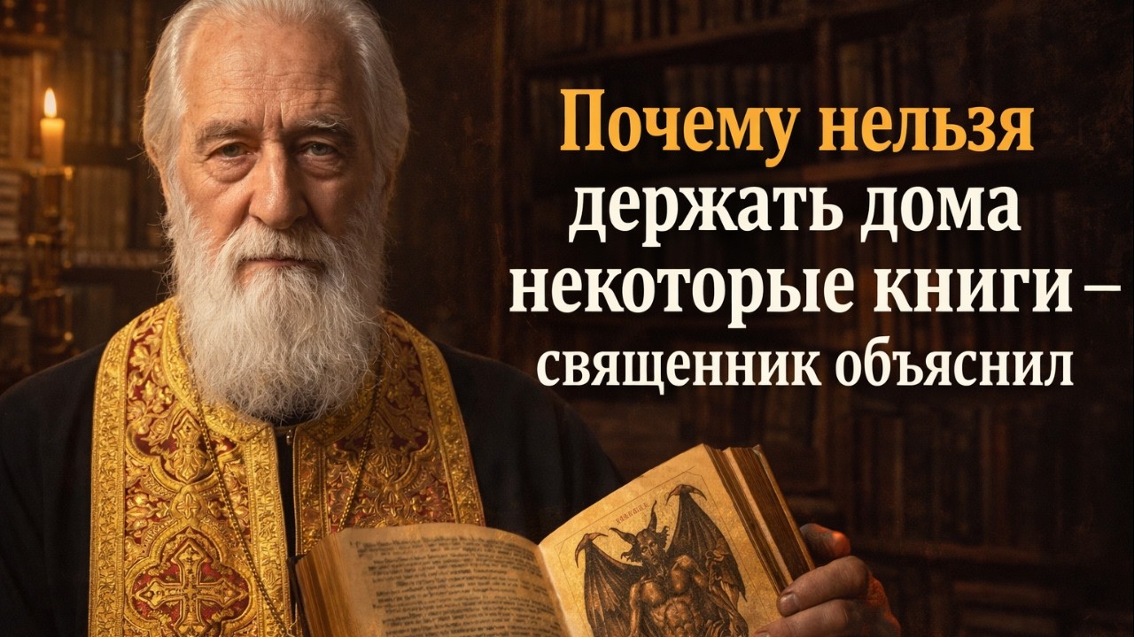 Почему нельзя держать дома некоторые книги — священник объяснил
