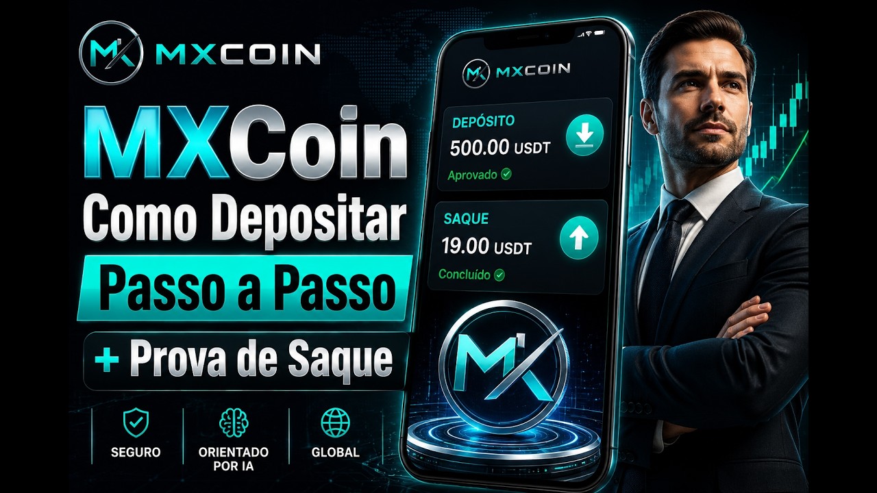 MXCoin | Como Depositar Passo a Passo + Prova de Saque de 19 USDT