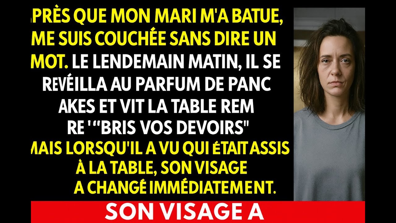« Mon mari me battait — je me taisais… Jusqu’au jour où il a vu qui était à table »
