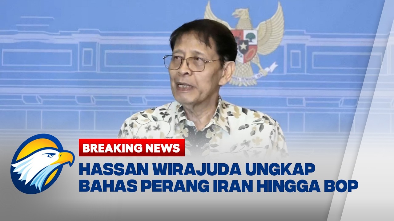 BREAKING NEWS - Hassan Wirajuda Bicara usai Pertemuan di Istana, Bicara perang Iran & Board of Peace