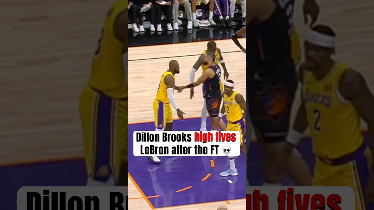 Dillon trolling LeBron after the FT 😭