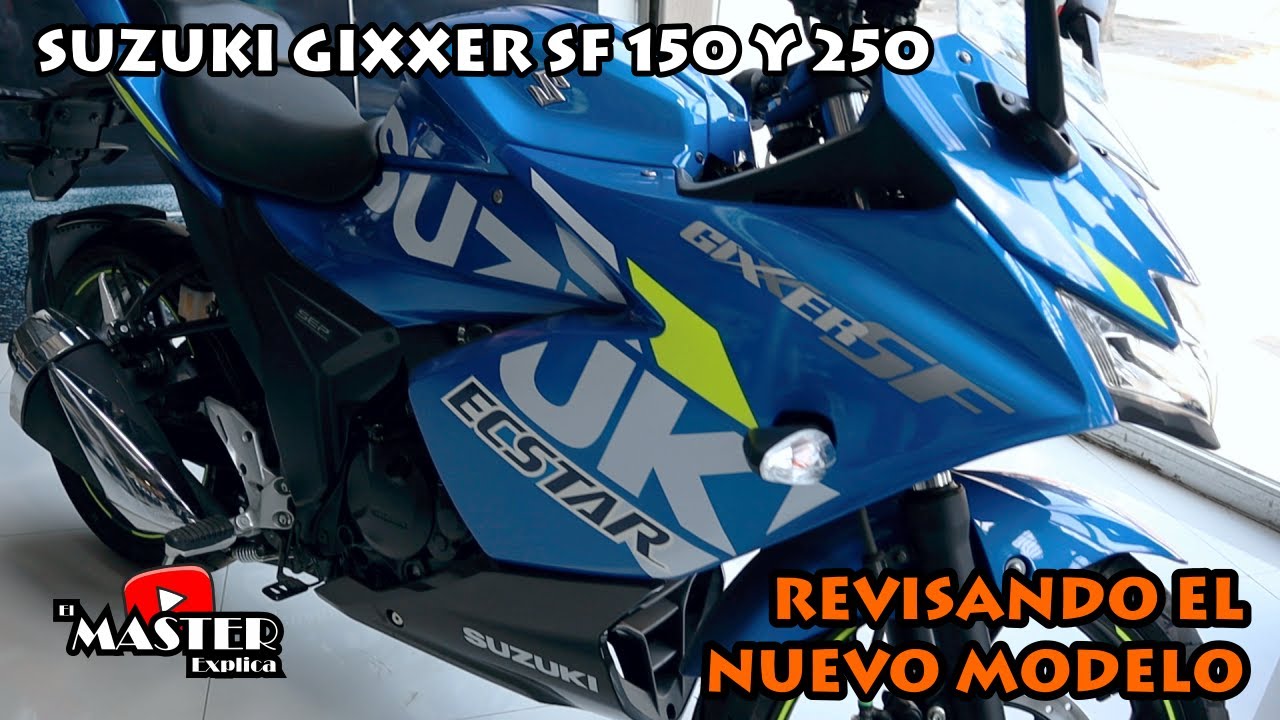 Todo sobre la Nueva Suzuki Gixxer Sf 250 y Gixxer Sf 150 versión 2 