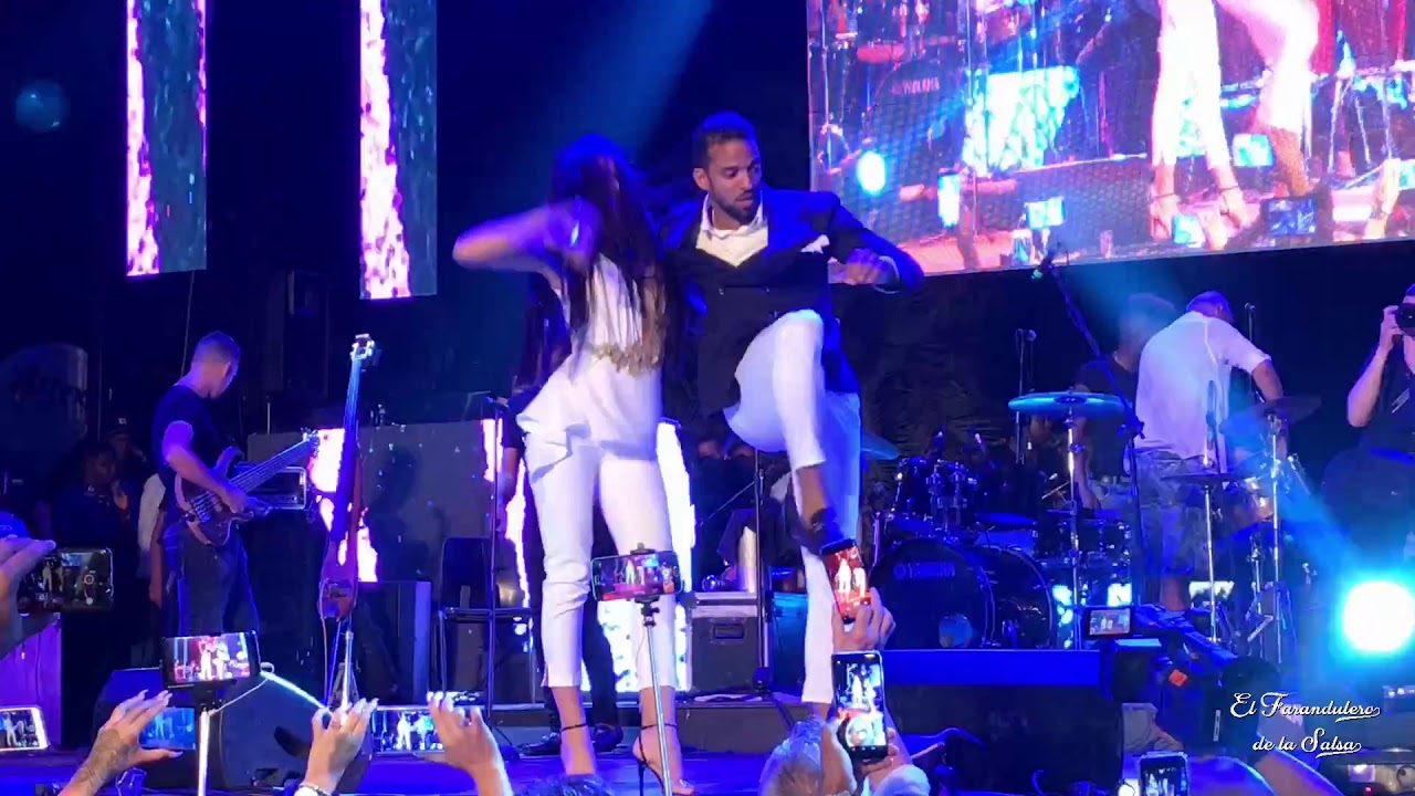 Maykel Fonts y Silvia Chapelli  Festival de la Salsa Cuba 2019
