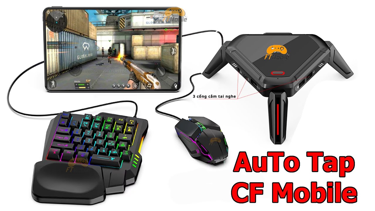 Moxie 2 Pro Và LieYing 2 Pro -  Hướng Dẫn AuTo Táp Chi Tiết Game CF Mobile Phụ Kiện Phím Chuột