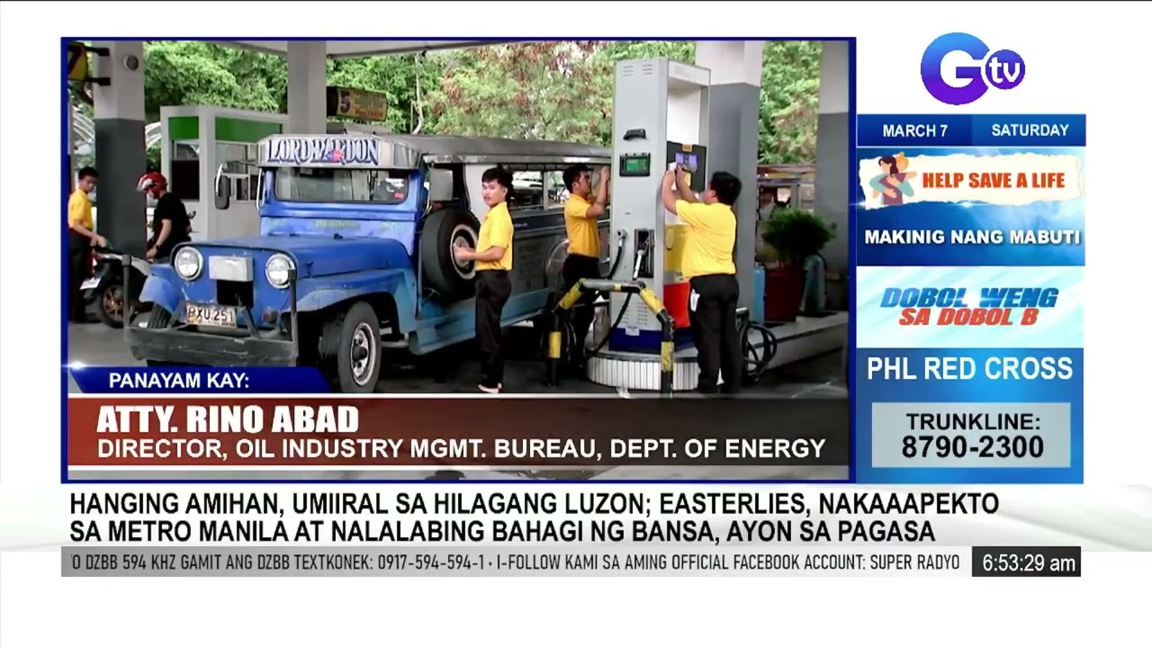 OIL PRICE HIKE: Diesel, ₱19/litro; gasoline, ₱9.00/litro; kerosene, ₱31.00/litro — DOE