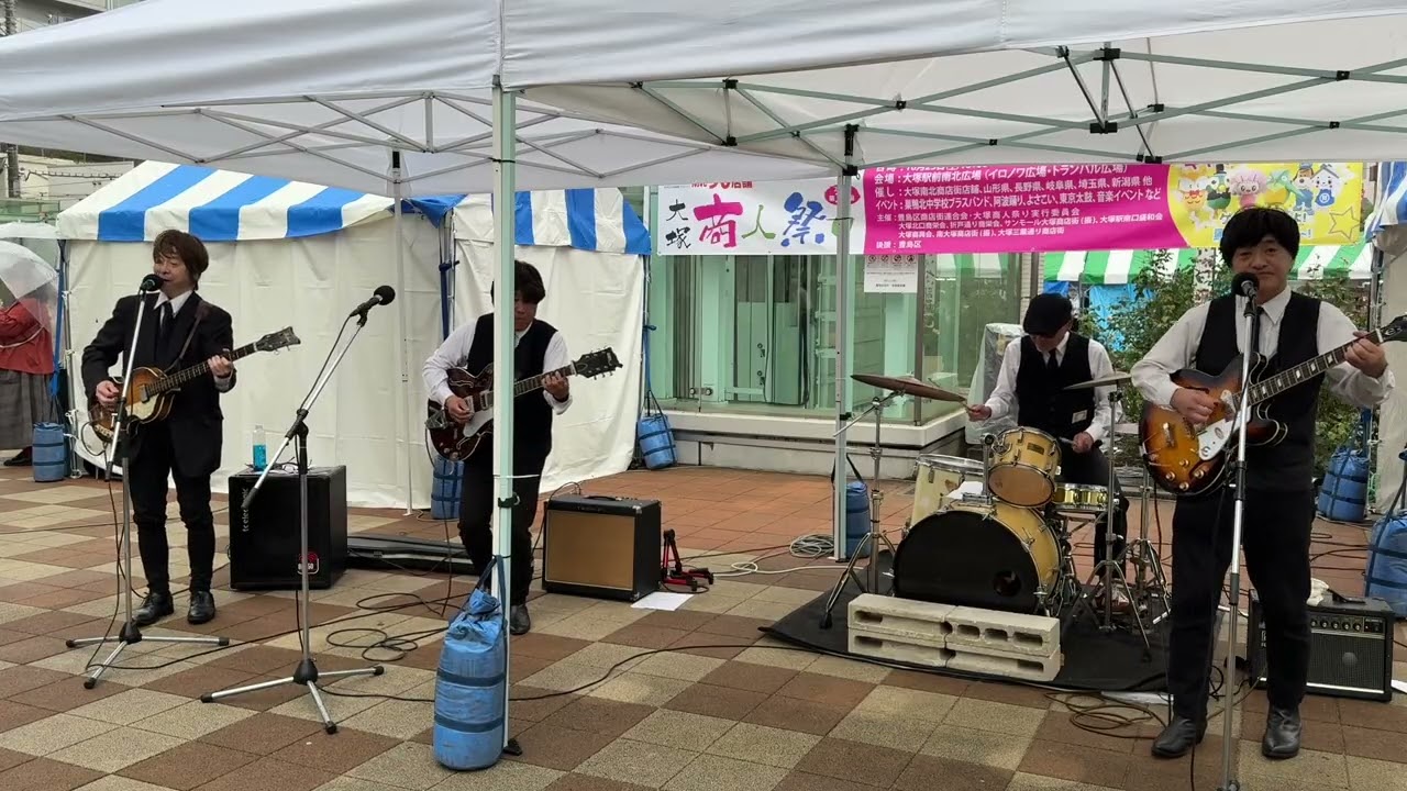 THE BACK BEATLES2025 商人祭り　エニータイムアットオール