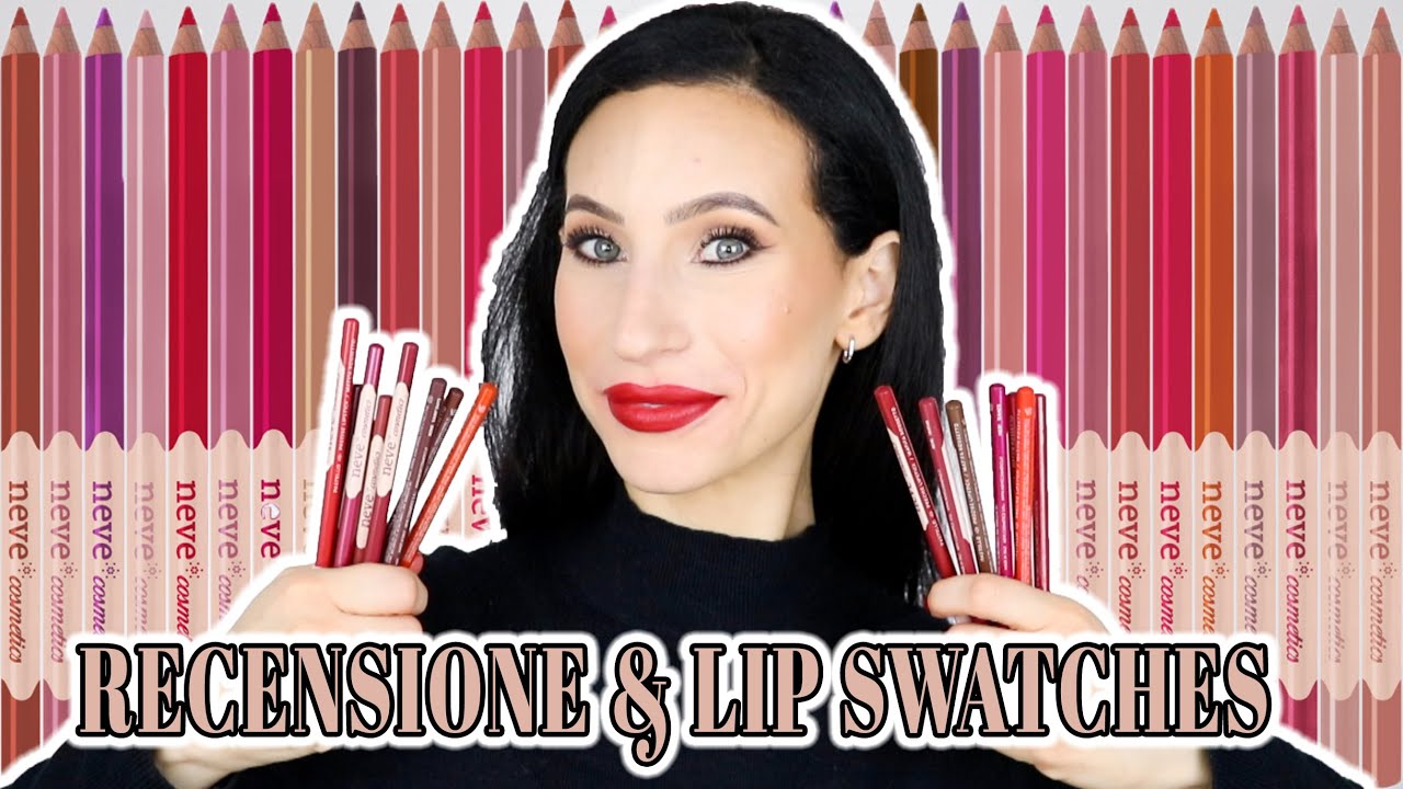 Tutte le PASTELLO LABBRA di Neve Cosmetics Indossate & Recensione