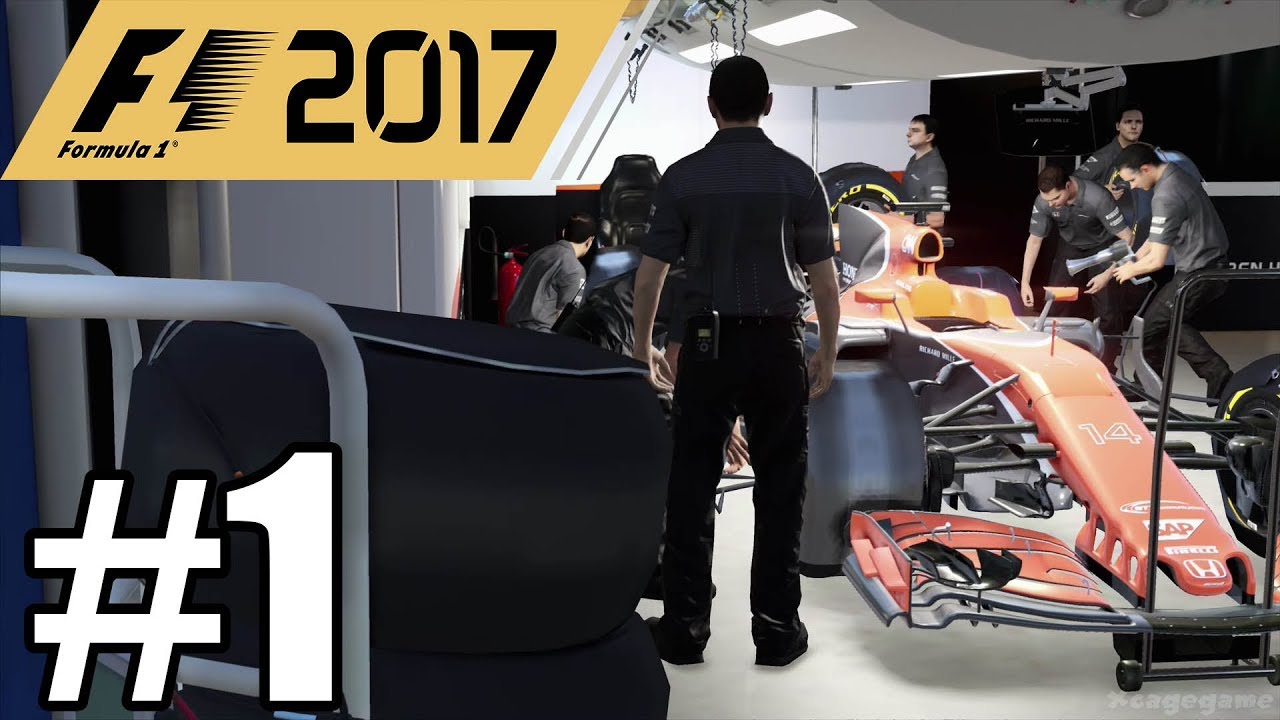 F1 2017 Career Mode Gameplay Walkthrough Part 1 - Australia [ PS4 Pro ]