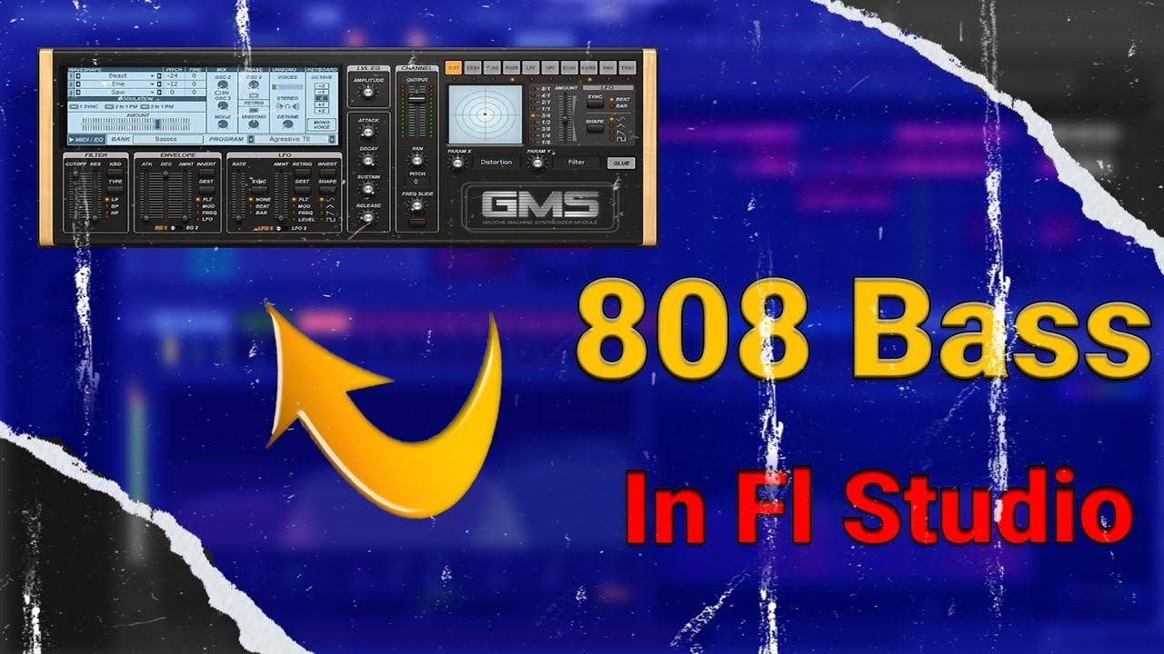 How to make 808 bass with GMS || Sound design