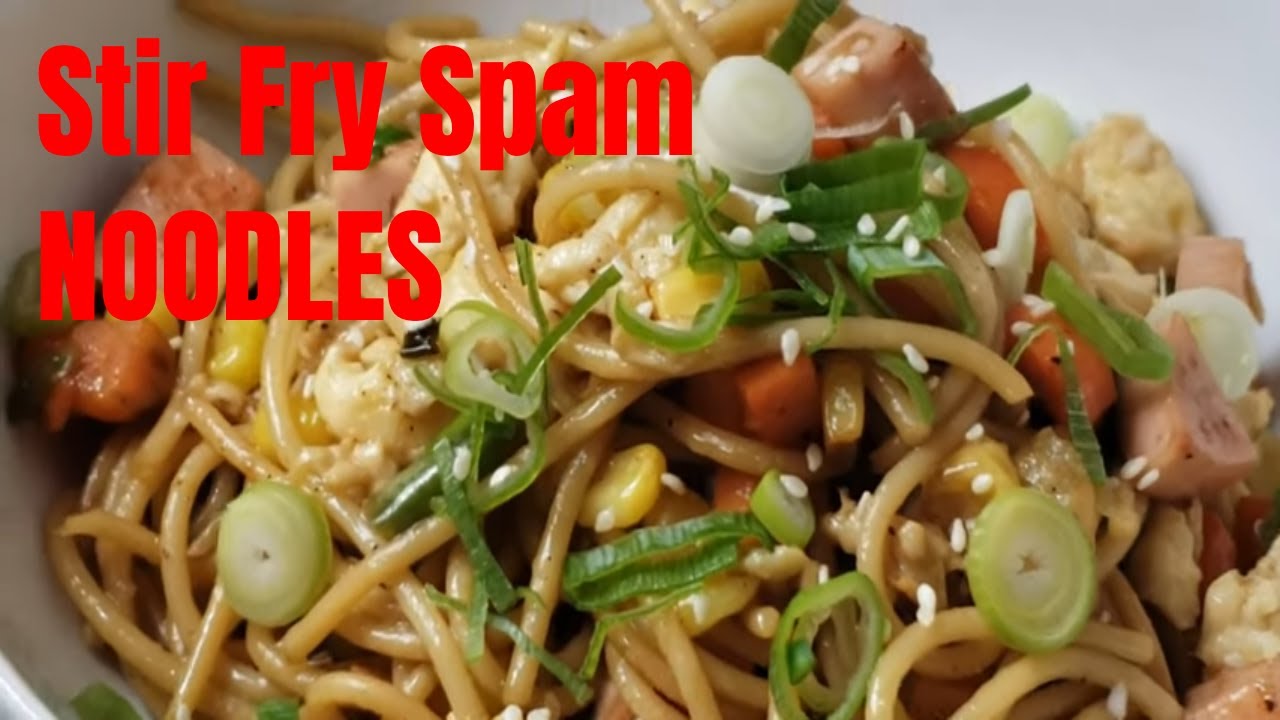 How to Make Stir Fry Spam Noodles - The Best Way to Use Leftover Spaghetti