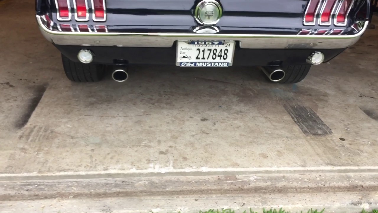1967 mustang 302 with super 10 flowmaster