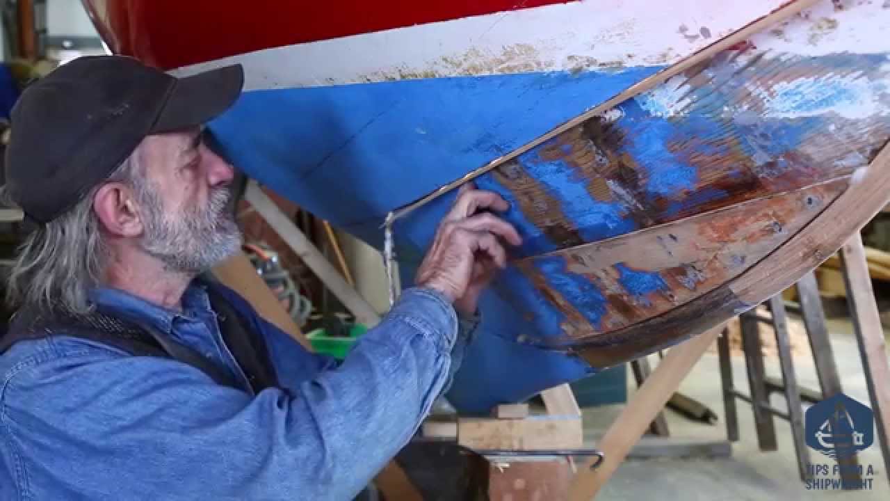 Part 12 - How to caulk a wide seam - RHODE ISLAND RED II Herreshoff 12 1/2