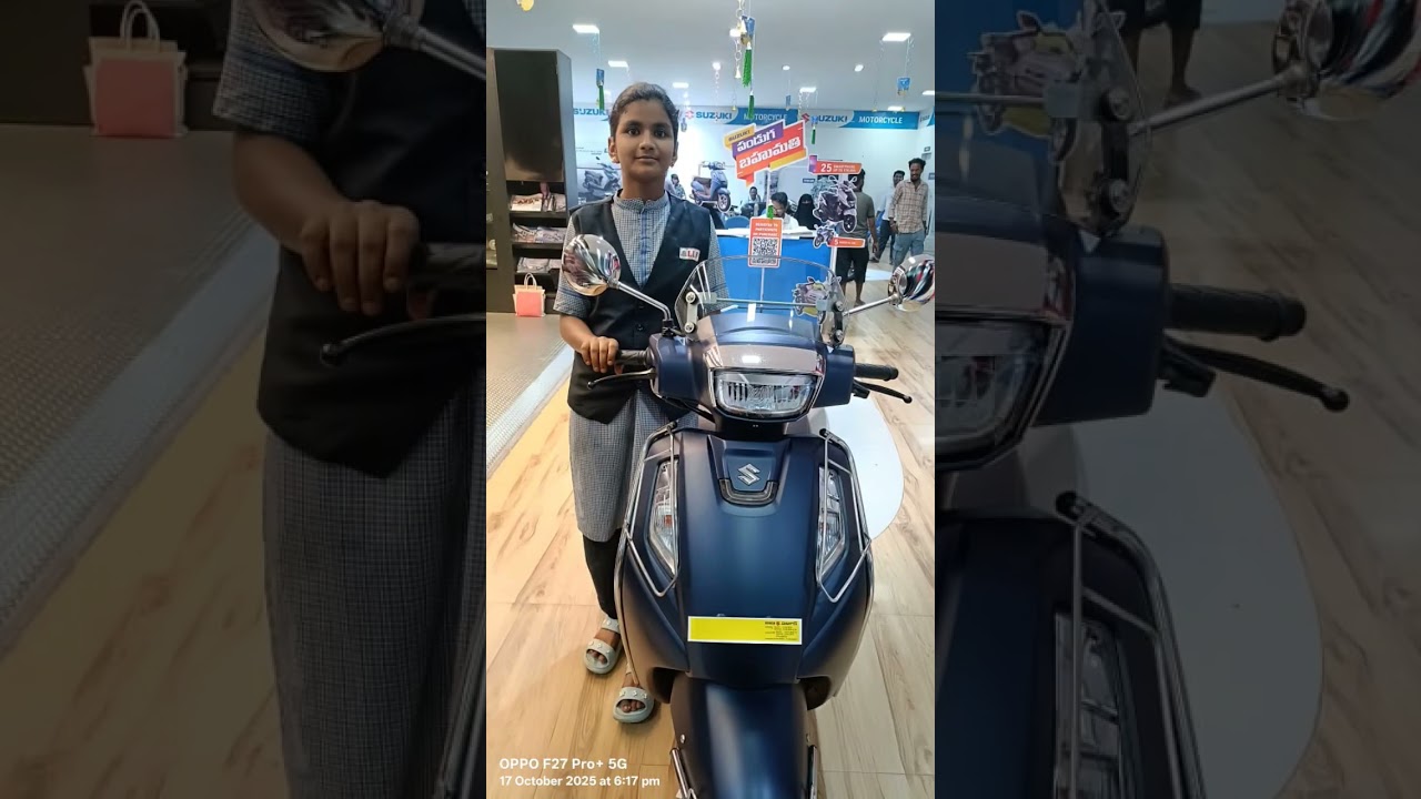 2025 Suzuki access 125 new model matte blue#viral