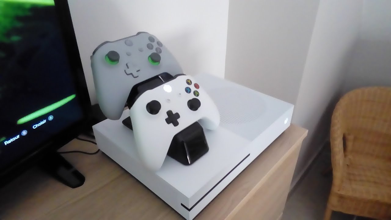 Unboxing test batterie avec syst&egrave;me de chargement manette Xbox