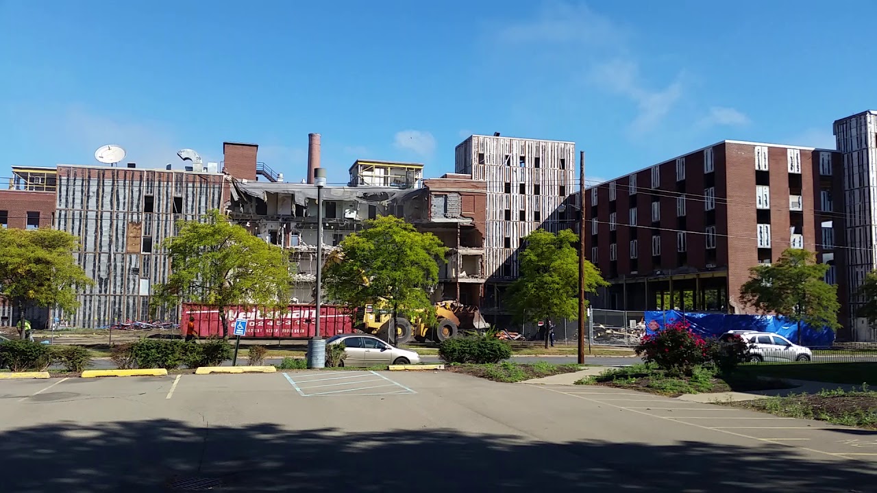 RDMVTL 18,835 ~ 10 6 2016 4 {MY TOWN HISTORY} HOSPITAL DEMOLITION @ CORNING , NY