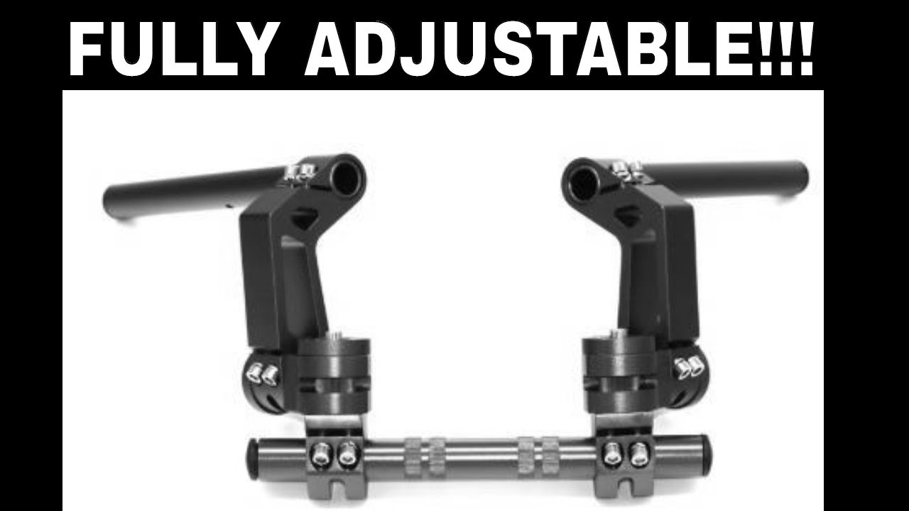Adjustable Motorcycle Handlebars - SV650 stock upgrade