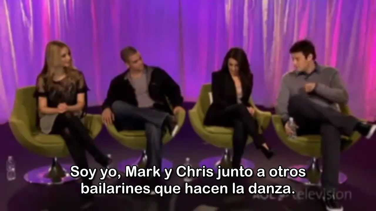 Entrevista Lea, Cory, Dianna y Mark. -Traducida-
