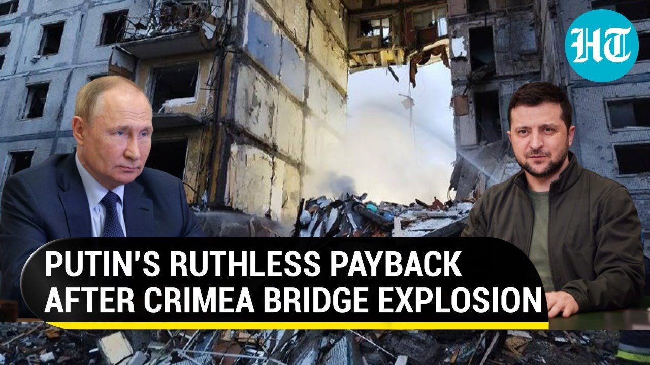 Russian barrage pounds Zaporizhzhia; Putin's men on a rampage after Crimea bridge blast | Details