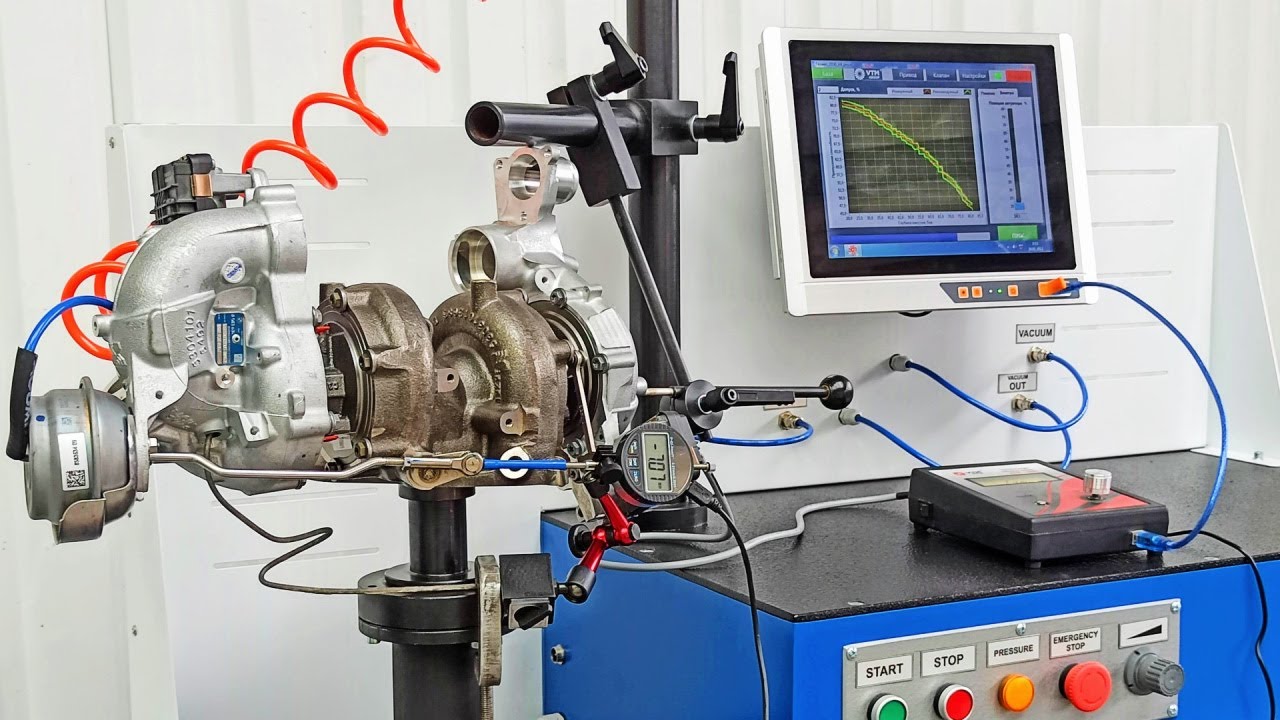 VNT Turbo Flow Bench GEOMET-2000 | Calibración de la geometría variable del turbocompresor VNT