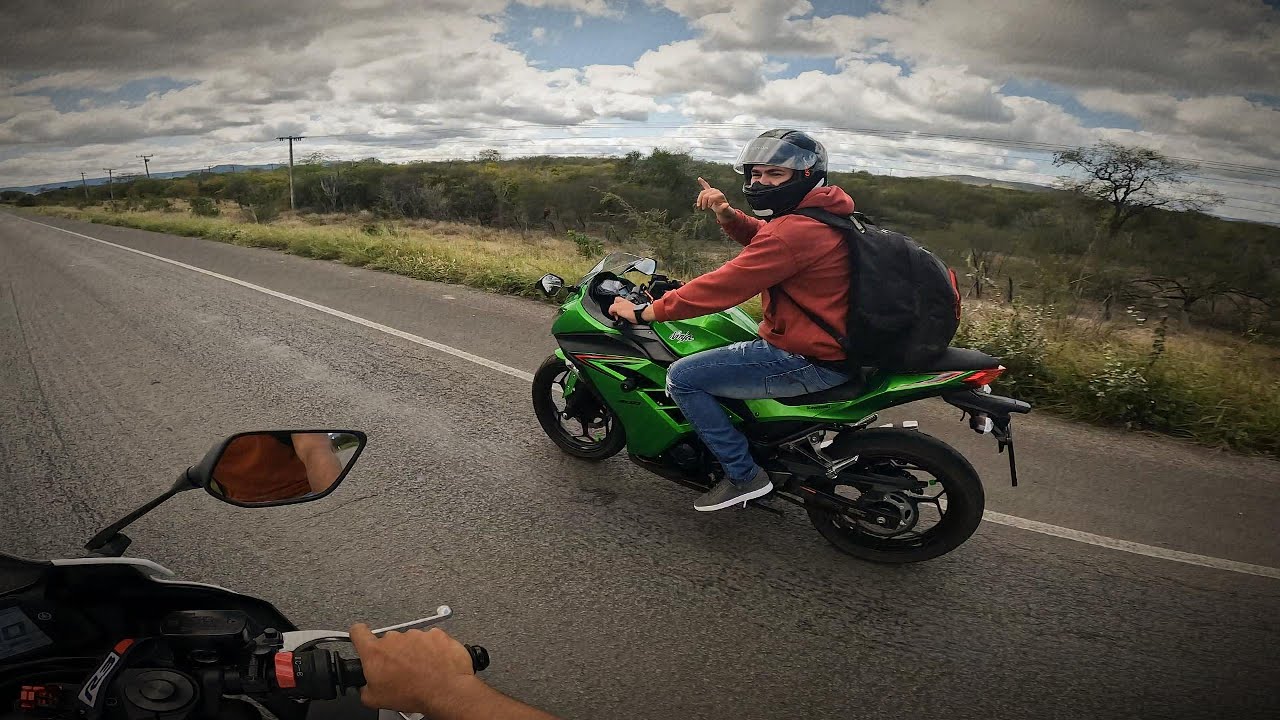 NÃO ACREDITEI QUANDO VI ESSA NINJA 300 DE PERTO!