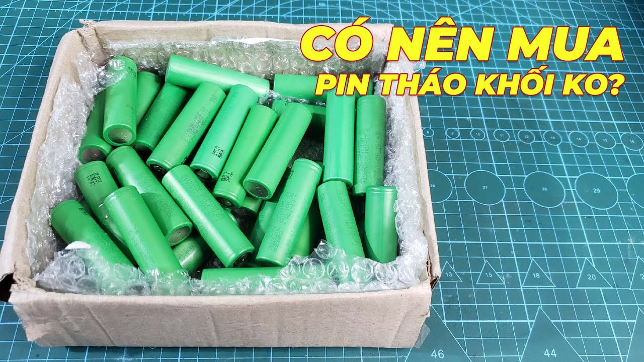 Người mới tập DIY c&oacute; n&ecirc;n mua Pin th&aacute;o khối m&ugrave; kh&ocirc;ng? #sonyvtc4