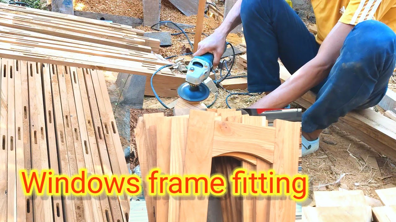Windows Frame Fitting||step by step #woodworking #doors #woodframe