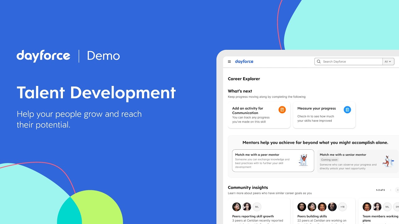 Dayforce Talent Development | Career paths and learning