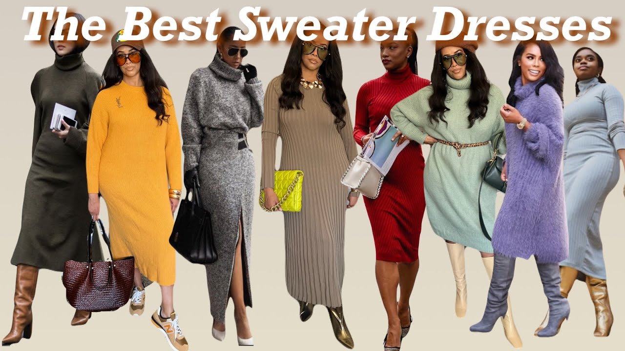 STYLING SWEATER DRESSES For Fall/Winter | Fall Outfits 2023, Fall Fashion Trends | Crystal Momon