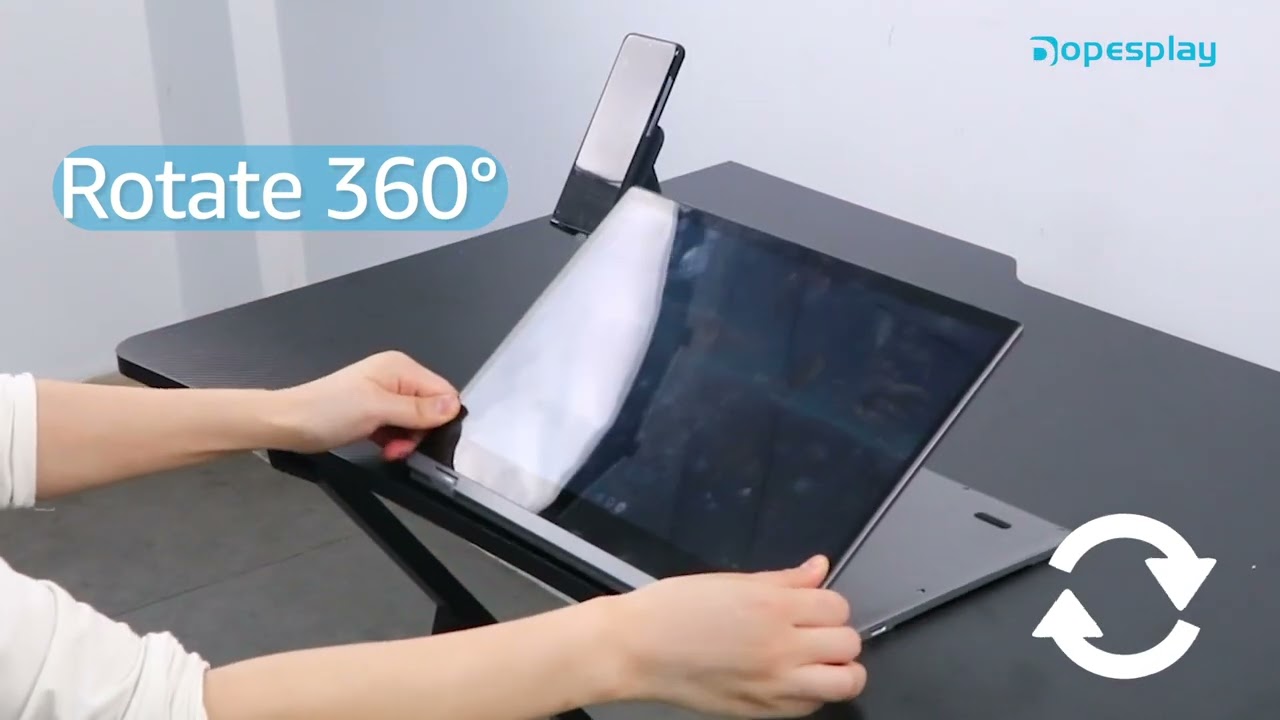 Ultradock 360° Rotation| 15.6'' 1080P Wireless Portable Lapdock | WIFI&Bluetooth