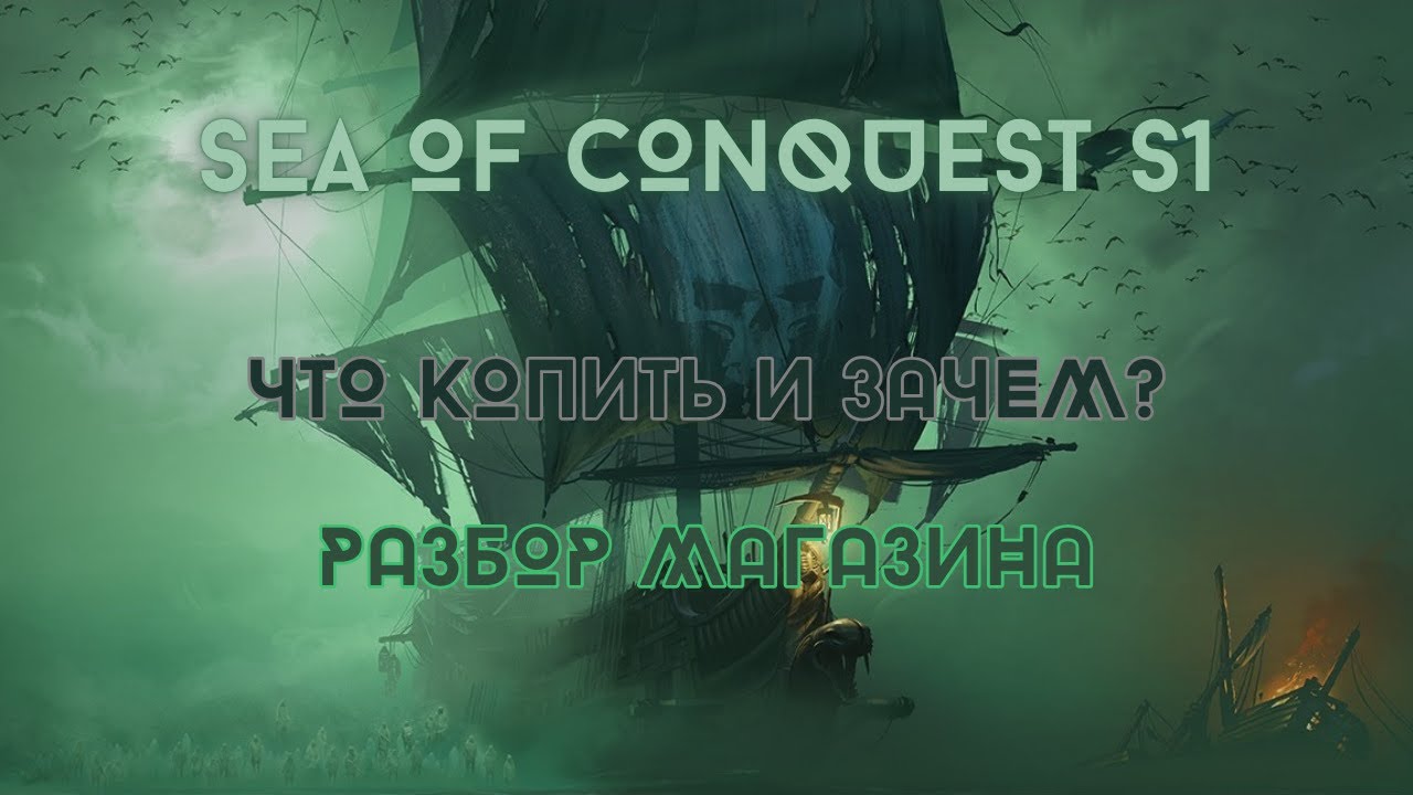 ЧТО КОПИТЬ В SEA OF CONQUEST?! РАЗБОР МАГАЗИНА. КОГДА ИСПОЛЬЗОВАТЬ РАКУШКИ?