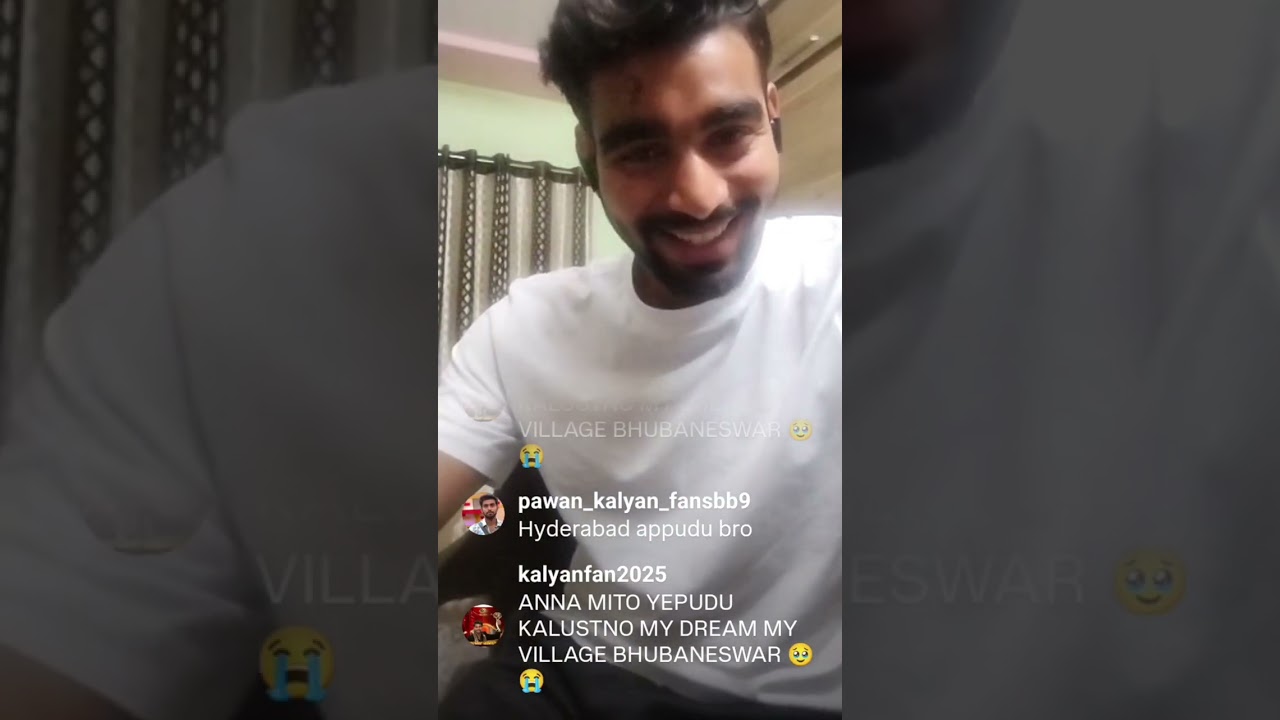 Kalyan padala instagram live 