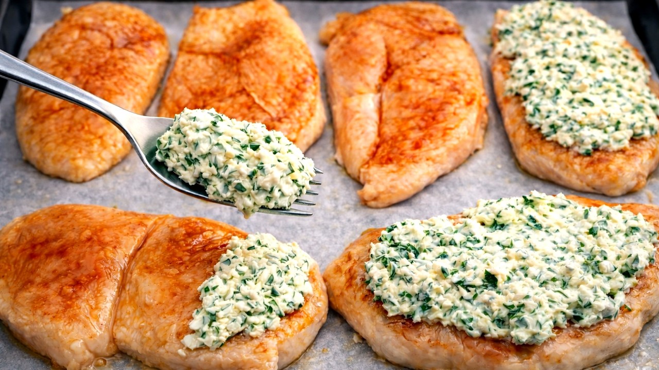 Juicy Oven Baked Chicken Breast 😋 Easy High Protein Dinner 🍽